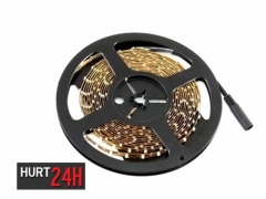 LISTWA LED 5M CIEPŁY BIAŁY +ZASILACZ