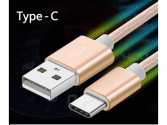 Kabel usb c typ-c 1,5m ładowarka pleciony nylon