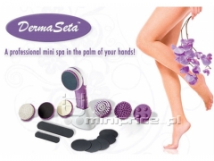 DERMA SETA depilator MASAŻER zestaw - DOMOWE