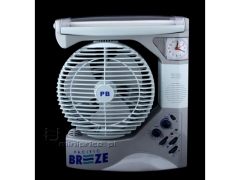WENTYLATOR lampa RADIO zegar ODSTRASZACZ koma