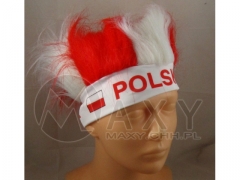 Opaska na głowę z włosami POLSKA
