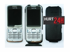 Telefon komórkowy BAREL B740 - SREBRNY