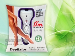 DEPILATOR Z FUNKCJĄ MASAŻU + GOLARKA EUROLUX