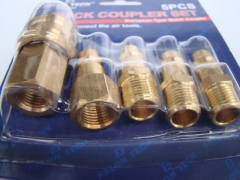 SZYBKOZŁACZKI PNEUMATYCZNE ZESTAW 5 PCS 1/4