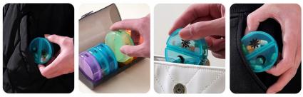 POJEMNIKNATABLETKIPUDEŁKOKASETKAORGANIZERNALEKI7DNI2PRZEGRÓDKIWyróbmedycznynie