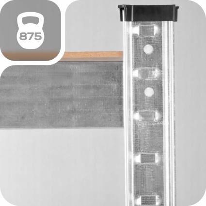 REGAŁMAGAZYNOWY5PÓŁEKMETALOWYSZAFKADOGARAŻUPIWNICY180x90x40cmKolormeblaodcieniebeżu