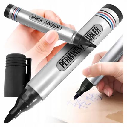 MARKERPERMANENTNYPISAKOKRĄGŁYFLAMASTERBUDOWLANYWODOODPORNYCZARNY