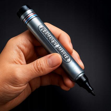 MARKERPERMANENTNYPISAKOKRĄGŁYFLAMASTERBUDOWLANYWODOODPORNYCZARNYKodproducenta34362