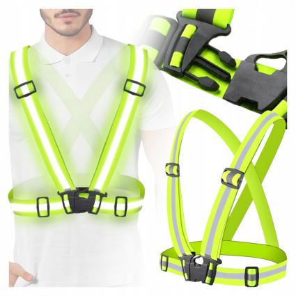 SZELKIODBLASKOWEROWERMOTORKAMIZELKAODBLASKOWADROGOWABIEGANIEMOCNE