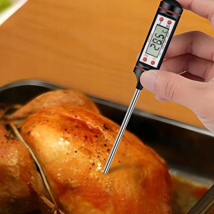 TERMOMETRKUCHENNYCYFROWYDOMIĘSAWINALCDSONDASZPILKOWYKolorczarny