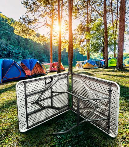 STÓŁOGRODOWYPLASTIKOWYRozkładanySkładanyCateringowyTurystyczny180cmSzerokośćproduktu74cm