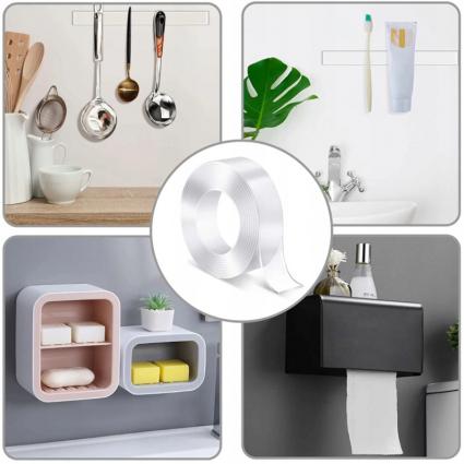 TaśmaklejącaNANOdwustronnaMOCNAwielokrotnegoużytku30mm3mKodproducentaRC-K-336