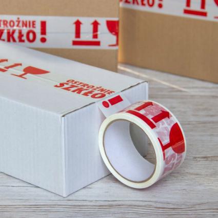 TAŚMAPAKOWAKLEJĄCOSTROŻNIESZKŁOBEZPIECZEŃSTWAMarkaStarpak24