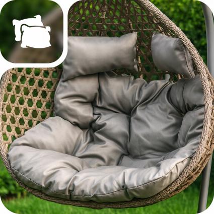 FOTELWISZĄCYROSAIDWUOSOBOWYKOSZKOKONPREMIUMSZARYPREMIUMGRUBYSPLOTKodproducentaFotel