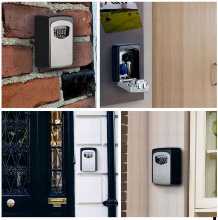 SKRZYNKASEJFNAKLUCZEMETALOWASZAFKANAKODKASETKASKRYTKANAŚCIANĘWagaproduktuzopakowaniemjednostkowym0.4kg