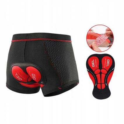 SPODENKIROWEROWESZORTYKOLARSKIEBOKSERKIMĘSKIEZWKŁADKĄ3DŻELOWĄMPłećproduktuniseks