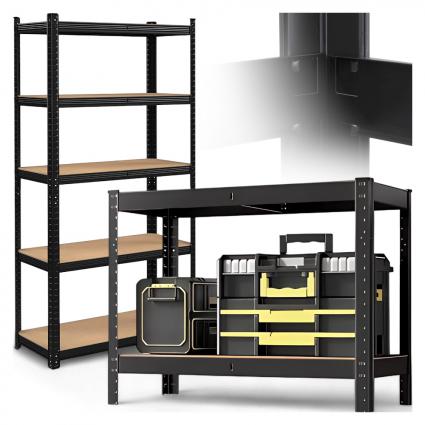 REGAŁMETALOWYMAGAZYNOWYGARAŻOWYWARSZTATOWY180CMCZARNYPIWNICALOFTMaksymalneobciążeniepółki175kg