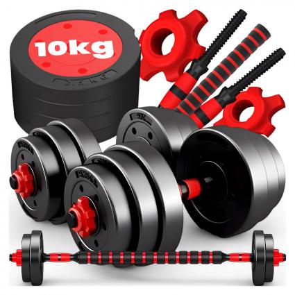 ZESTAWHANTLEBITUMICZNEREGULOWANE2x5kg+SZTANGA-ZESTAWHANTLI10kg