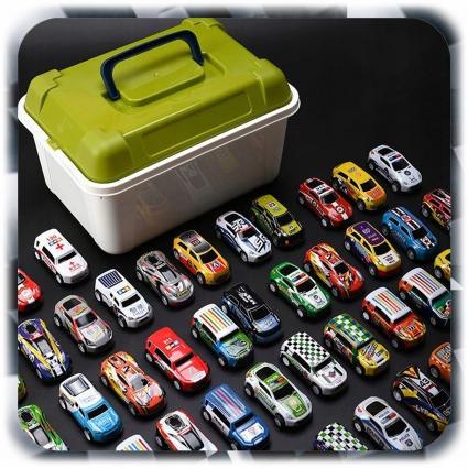 ZESTAW52SZTSAMOCHODZIKIRESORAKIAUTKANAPĘDEMMETALOWE+WALIZKA+PLANSZACertyfikaty,opinie,atestyCEEN71