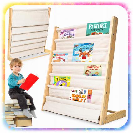 REGAŁNAKSIĄŻKIDLADZIECISTOJAKPÓŁKASzafkaOrganizerBiblioteczka79cmKolekcjaDlaDzieci
