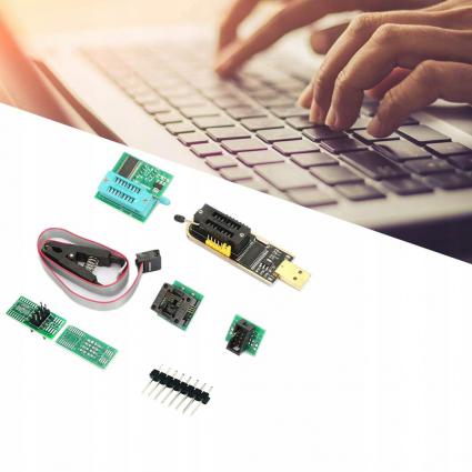 DUŻYZESTAWPROGRAMATORUSBCH341APAMIĘĆSPIFLASHEEPROMTTLADAPTERYXXLProducentinny