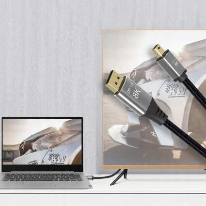 KABELMINIDISPLAYPORTDODISPLAYPODP1.4PRO8K4K144HzTHUNDERBOLT2MMarkaTradebit