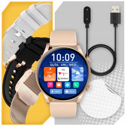SMARTWATCHDAMSKIZEGAREKPLMENUROZMOWYSMARTWATCHWODOODPORNYKodproducentaSMARTWATCHDAMSKIZEGAREK