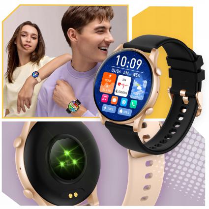 SMARTWATCHDAMSKIZEGAREKPLMENUROZMOWYSMARTWATCHWODOODPORNYMarkaLEWER