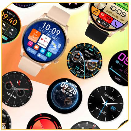 SMARTWATCHDAMSKIZEGAREKPLMENUROZMOWYSMARTWATCHWODOODPORNYKształtkopertyniestandardowa