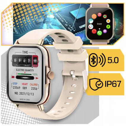 SMARTWATCHZEGAREKDAMSKIPOLSKIEMENUROZMOWYPOWIADOMIENIAPULSSPORTEAN(GTIN)5906700044694