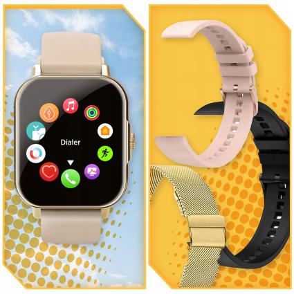 SMARTWATCHZEGAREKDAMSKIPOLSKIEMENUROZMOWYPOWIADOMIENIAPULSSPORTStanopakowaniaoryginalne