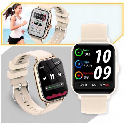 SMARTWATCHZEGAREKDAMSKIPOLSKIEMENUROZMOWYPOWIADOMIENIAPULSSPORTTransmisjadanychbrak
