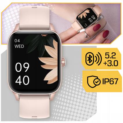 SMARTWATCHZEGAREKDAMSKIPOLSKIEMENUPLROZMOWYPOWIADOMIENIADLAKOBIETYEAN(GTIN)5906700044687