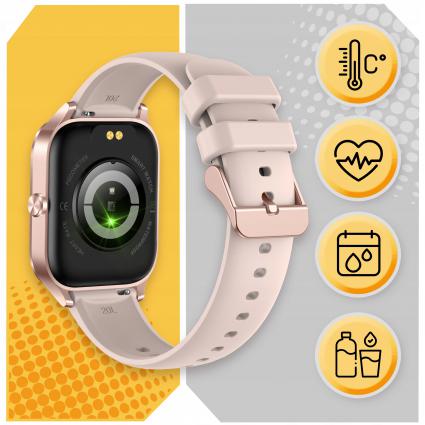 SMARTWATCHZEGAREKDAMSKIPOLSKIEMENUPLROZMOWYPOWIADOMIENIADLAKOBIETYModelinny