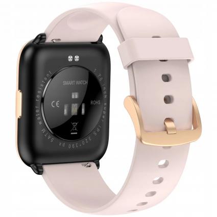 SMARTWATCHDamskiZegarek3DWODOODPORNYPOŁĄCZENIAPOLSKIEMENUSPORTPULSTransmisjadanychbrak