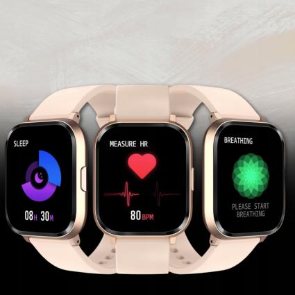 SMARTWATCHDamskiZegarek3DWODOODPORNYPOŁĄCZENIAPOLSKIEMENUSPORTPULSLokalizatorGPSnie