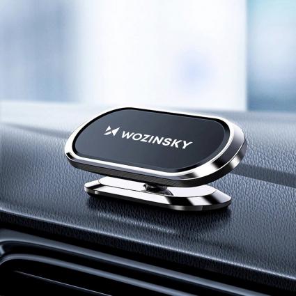Mały uchwyt na telefon na kokpit Wozinsky WMH-06 Uchwyt na telefon na deskę rozdzielczą Wozinsky WMH-06 zamontowany na kokpicie
