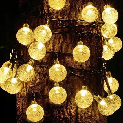 GIRLANDASOLARNAświetlnaOgrodowaLAMPKISOLARNEOGRODOWE100LED10mDługość1000cm