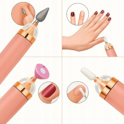 FREZARKADOPAZNOKCIMANICUREPEDICUREFREZYFREZPIELĘGNACJIDOSKÓREKUSBZasilaniesieciowo-akumulatorowe