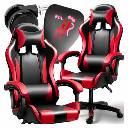 FotelGamingowyBiurowyObrotowyKubełkowyKrzesłoBiurkaMOCNEdo150kg!