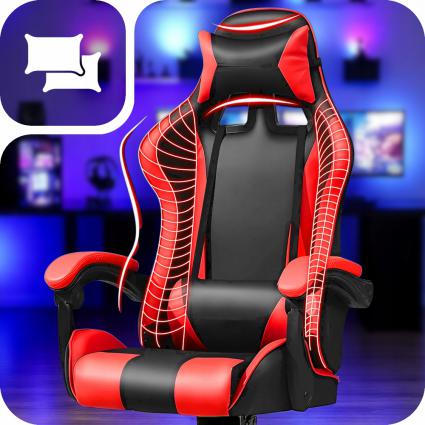 FotelGamingowyBiurowyObrotowyKubełkowyKrzesłoBiurkaMOCNEdo150kg!MarkaGordon