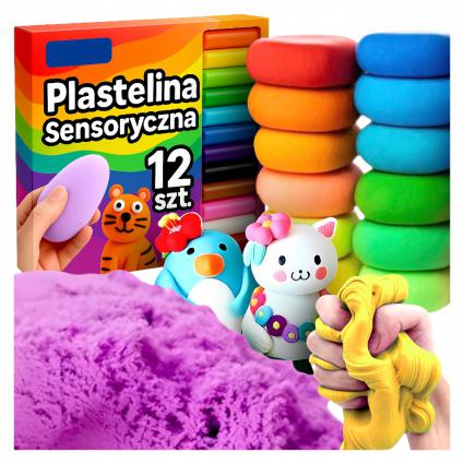PLASTELINAPIANKOLINAGLINAPOLIMEROWASENSO12szt