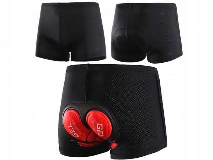 SPODENKIROWEROWESZORTYKOLARSKIEBOKSERKIMĘSKIEZWKŁADKĄ3DŻELOWĄM