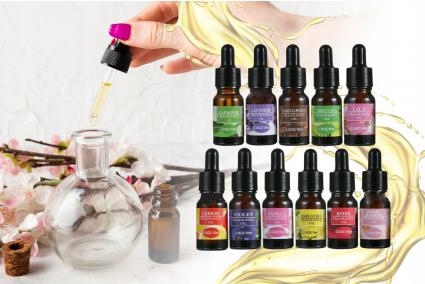 ZESTAWOLEJKÓWETERYCZNYCHZAPACHOWYCH100%12x10mldosaunykąpieliWagaproduktuzopakowaniemjednostkowym0.2kg