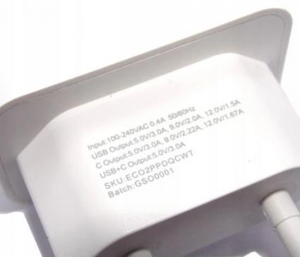 ŁADOWARKASIECIOWAADAPTER+KABELUSBlighting20WSZYBKIEŁADOWANIEMarkabezmarki