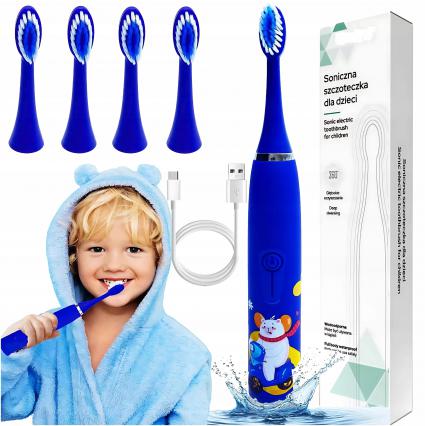 SZCZOTECZKADOZĘBÓWDLADZIECISONICZNA+KOŃCÓWKI4xdelikatna