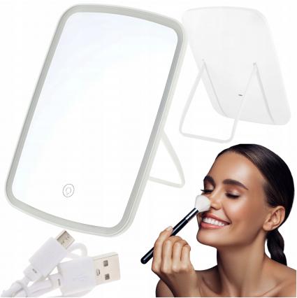 LUSTERKOKOSMETYCZNEDOMAKIJAŻUPODŚWIETLANELEDREGULOWANEBEZPRZEWODOWEStanopakowaniaoryginalne