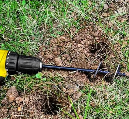 WiertłoogrodoweAzariswiertnicaglebowadosadzeniaziemiświder4x22Długośćwiertła22cm