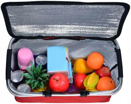 TERMICZNYKOSZPIKNIKOWYSKŁADANYTURYSTYCZNYKOSZYKNAZAKUPYIZOLACYJNYSzerokośćproduktu24cm