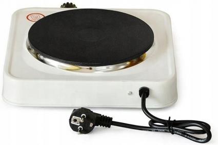 KUCHENKAELEKTRYCZNAJEDNOPALNIKOWAPRZENOŚNATURYSTYCZNAPOLOWABIEL1000WMarkabezmarki